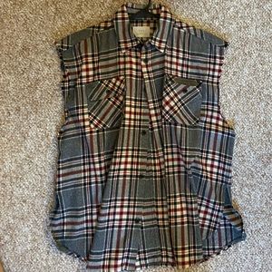 SOLD ❌❌ FOG X PacSun Sleeveless Flannel